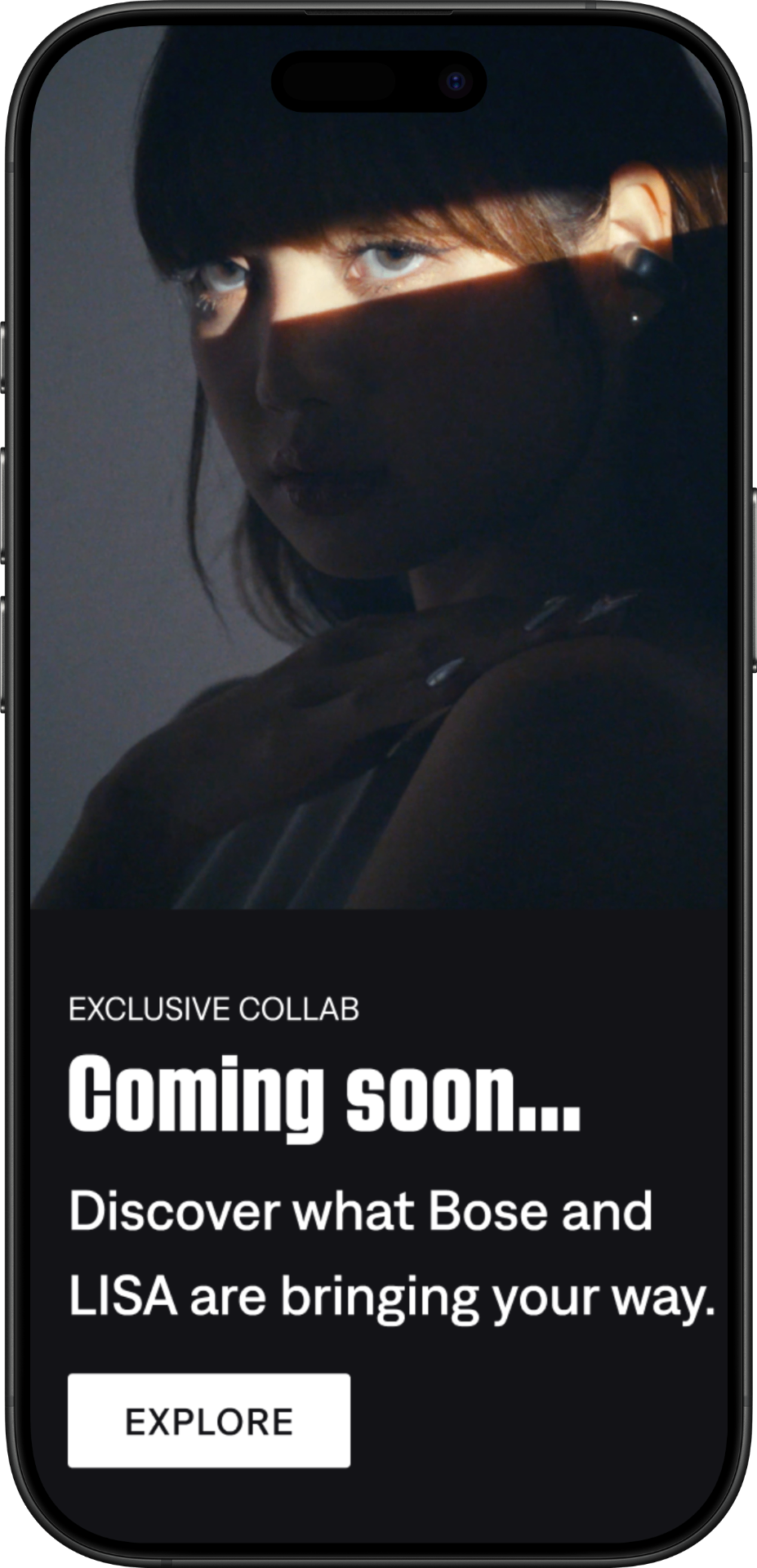 Bose × LISA mobile experience