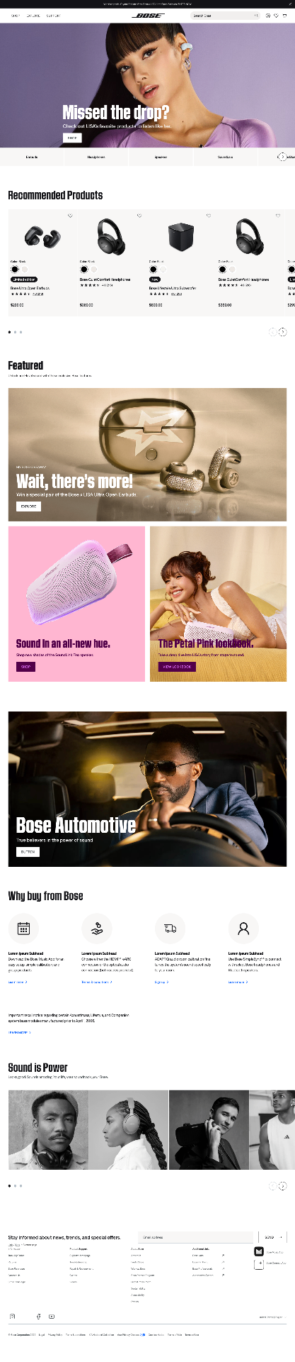 Homepage — End of sale phase.